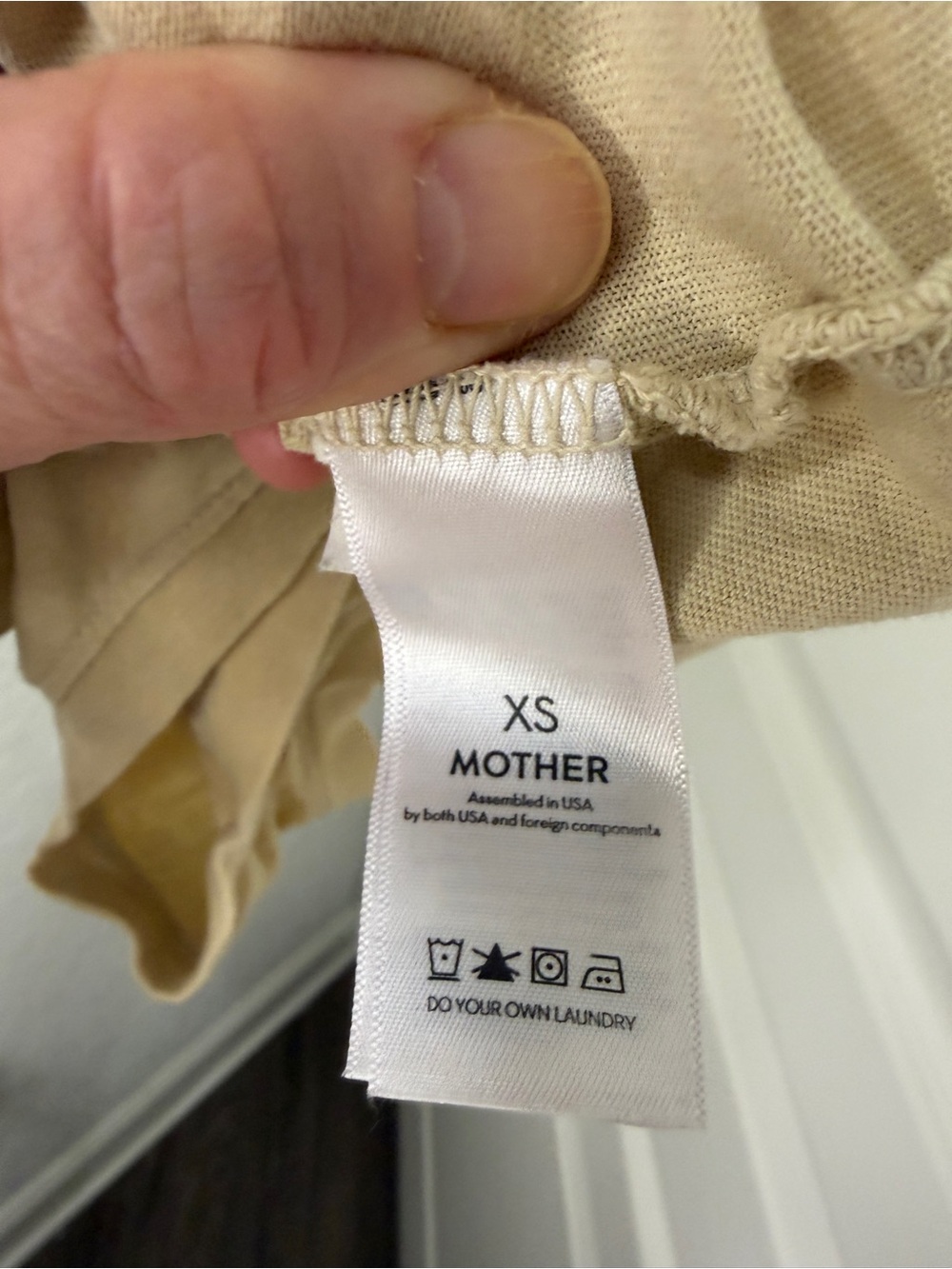 MOTHER The Strong and Silent Tipe Tank Top Cactus- XS- Butter Yellow- MSRP $118 - Picture 6 of 8
